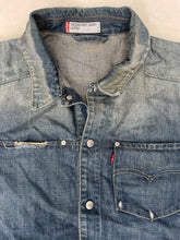 Vintage Y2K Levi's Engineered Jeans Denim Trucker Jacket - Blue - Size Large